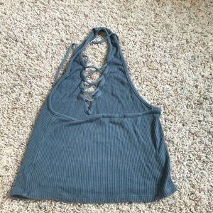 Teal tank from urban